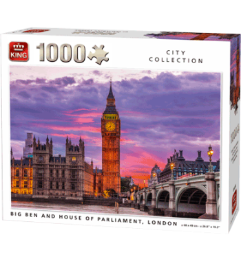 Legpuzzel Big Ben Clock & Parliament House London 1000 stukjes