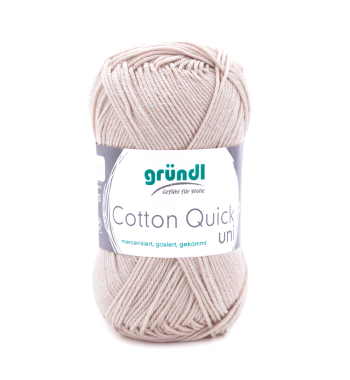 Cotton Quick Uni 102 Zand 50 gram