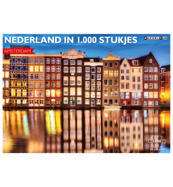 Legpuzzel Amsterdam grachtenpand 1000 stukjes