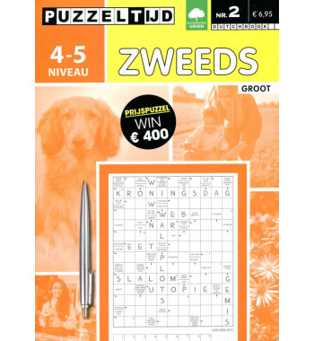 Puzzelboek Groot Zweeds 4-5 punt nr2